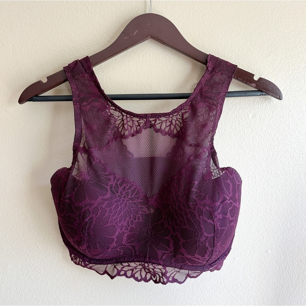 Victorias Secret Pink Wildflower High Neck Bra